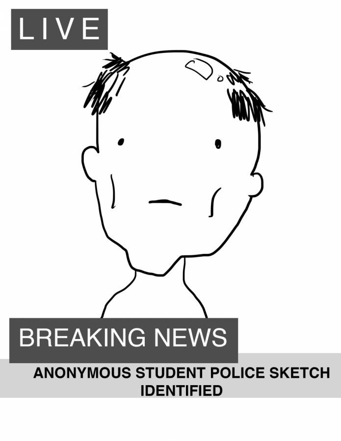 ACCURATE SKETCH: Mystery student in the corpse costume is identified.