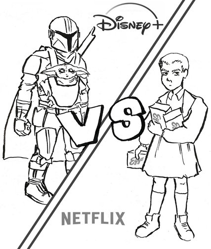 disney v netflix correct size