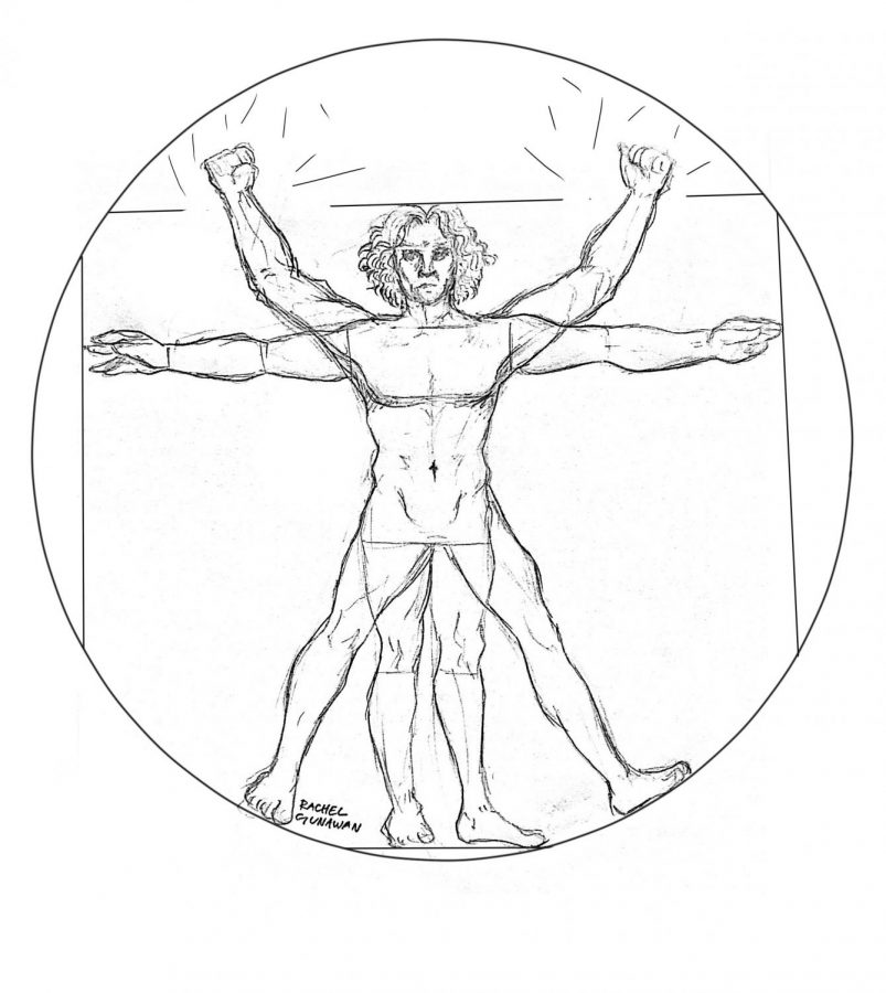 BMI vitruvian man