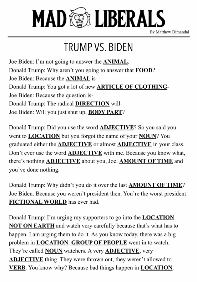 Mad Liberals: Trump vs. Biden