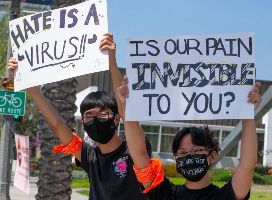 WE ARE NOT A VIRUS: America’s youth speaks up during a Stop Asian Hate protest organized by Melanated Youth.