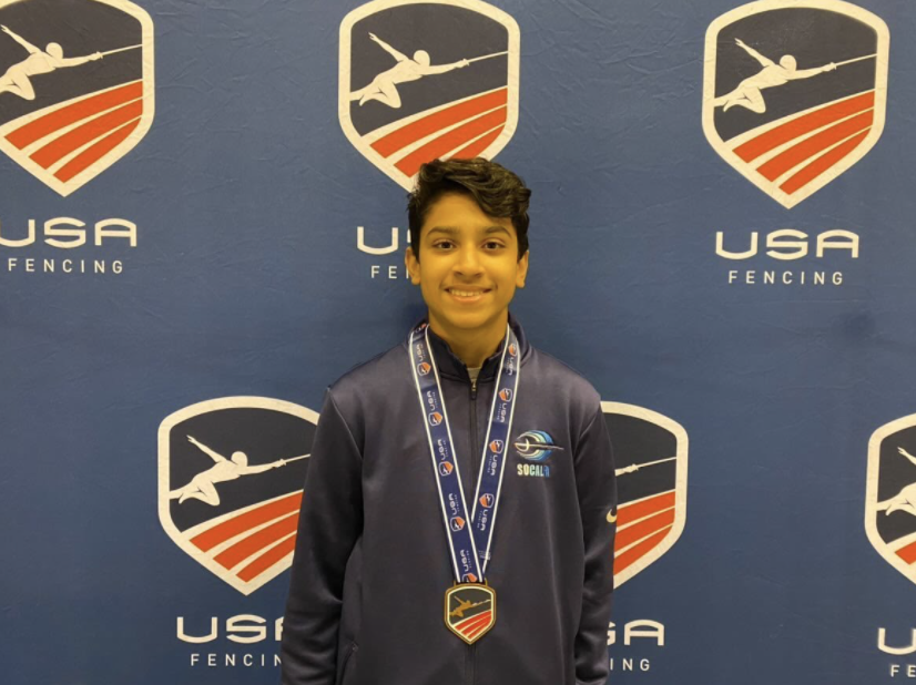 FINE+POINT+FENCING%3A+Freshman+Aaryan+Patil+ranks+in+the+top+eight+at+the+first+national+tournament+of+the+fencing+season.+