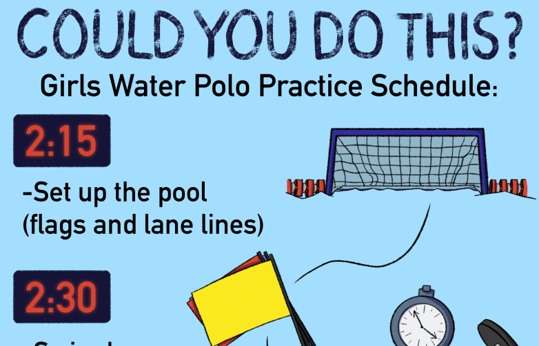 Could you do this? Girls Water Polo practice schedule