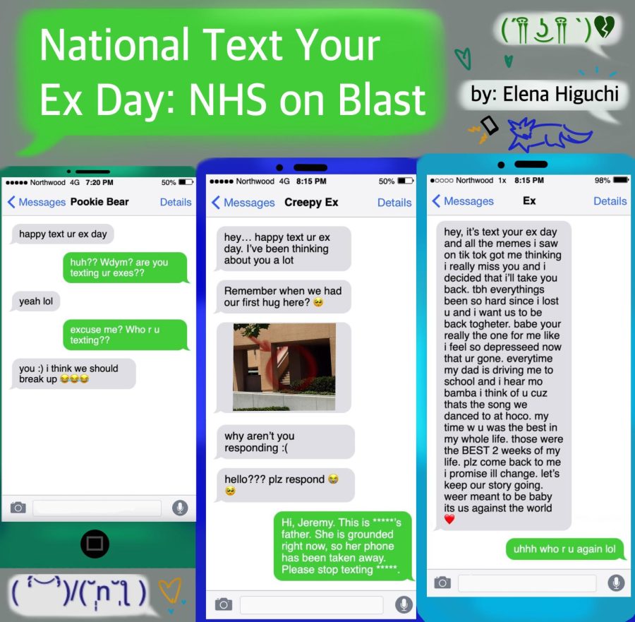 National Text Your Ex Day: NHS on blast