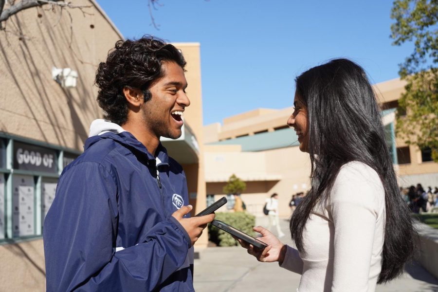 4.0 ALERT: Senior Aditya Hari and junior Sahithi Allam connect instantly thanks to Timber over their transcrizzpts.
