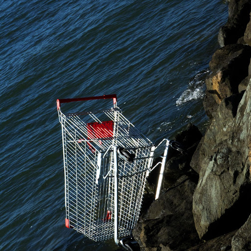 CARTS CONTAMINATING COASTLINES: Shopping cart ocean pollution seemingly becomes a greater problem than we think