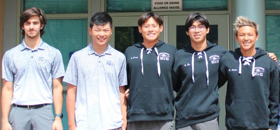 SECURING SUCCESS: Boys swim and golf captains lead their teams to dominate PCL championships for the second year, qualifying for CIF.