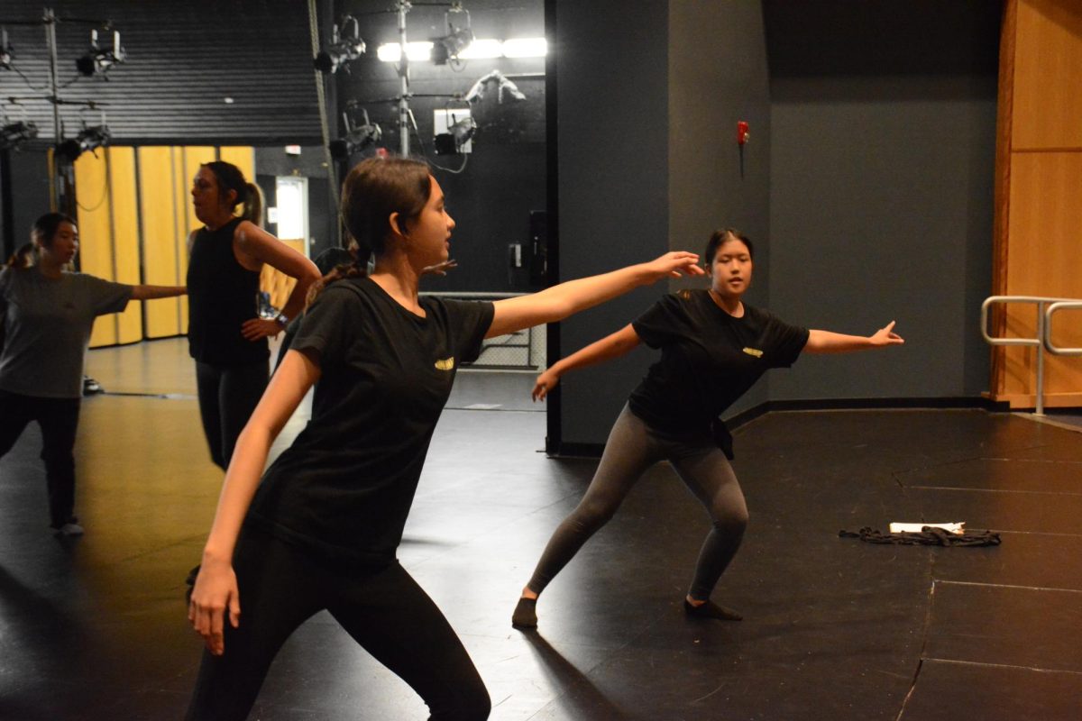 AN APPRECATION OF THE ARTS: Dance students enjoy the class as they perfect their choreography, exploring the beauty of the arts through their movement. 