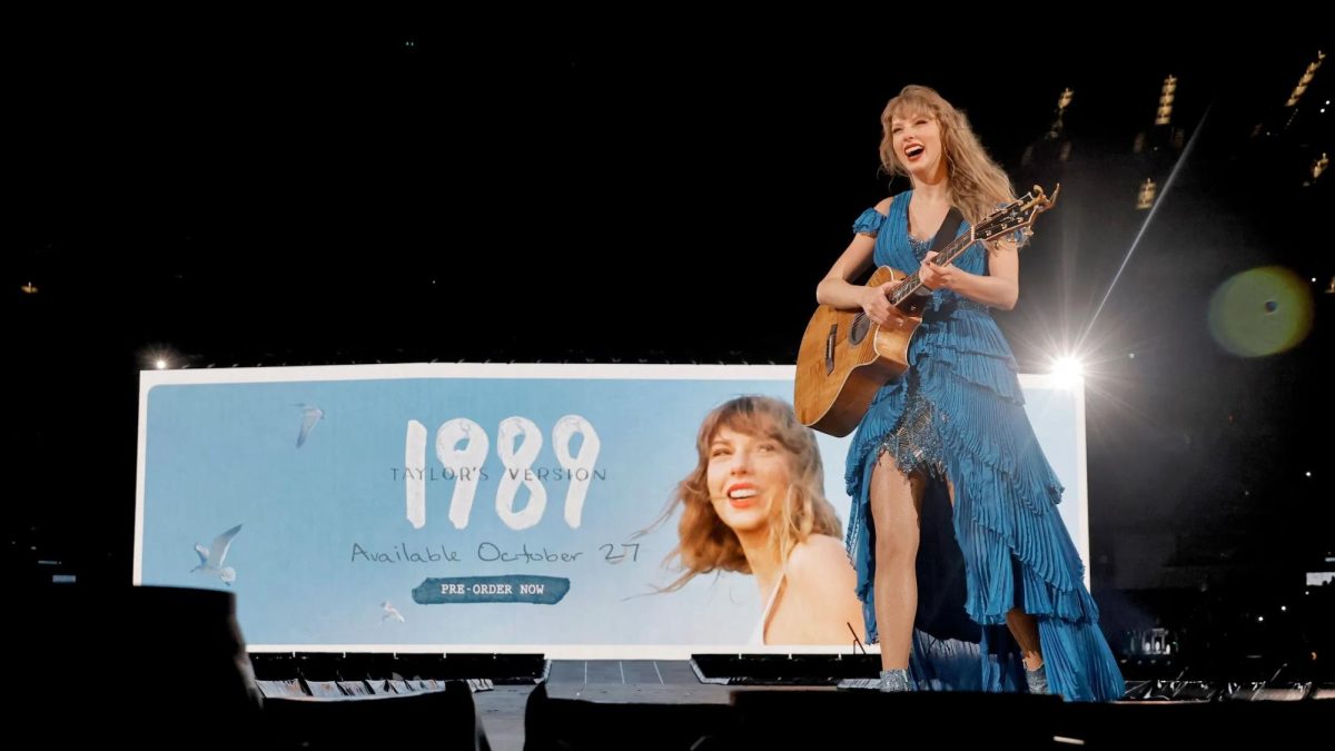 SWIFT SUCCESS: Taylor Swift announces 1989 (Taylor’s Version) in true Swift fashion on 8/9, the final stop on the first leg of the US tour. Photo courtesy of Kevin Winter/TAS23 via Getty Images.