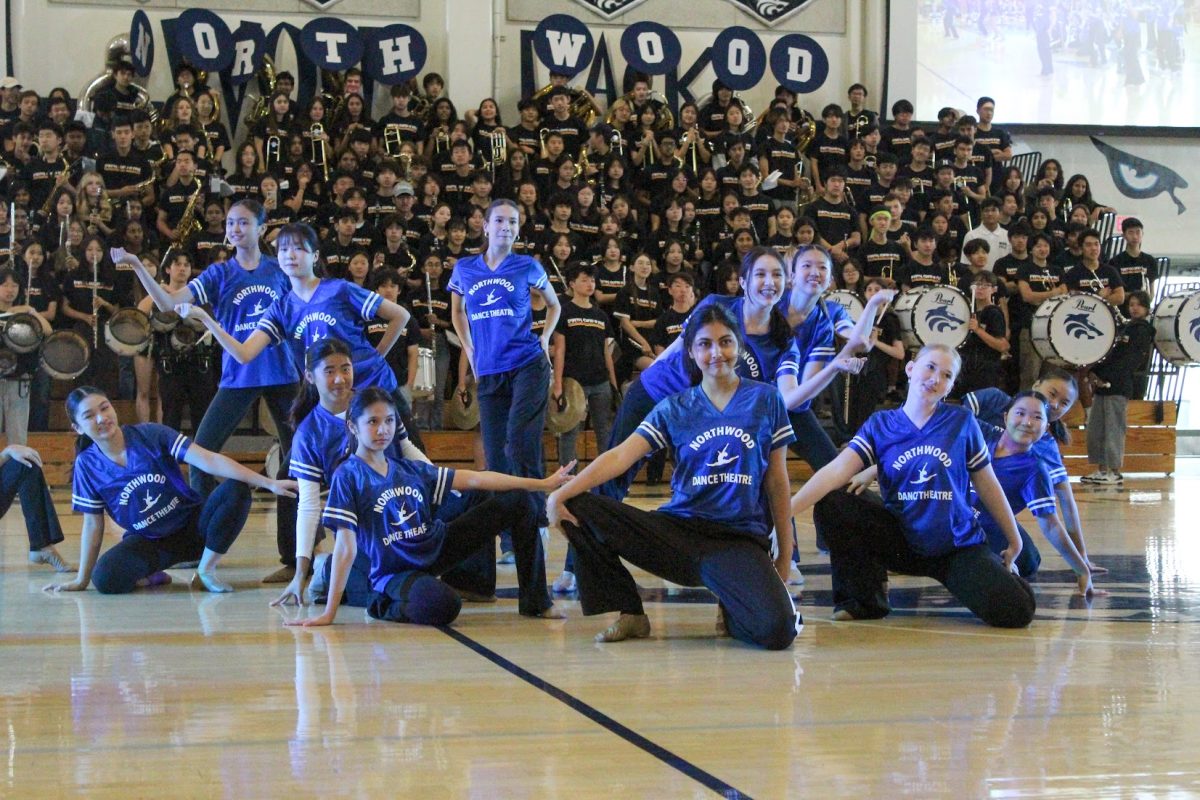 FEELING+THE+RHYTHM%3A+The+Northwood+Dance+Team+electrifies+the+Homecoming+Rally+on+Oct.+13.+