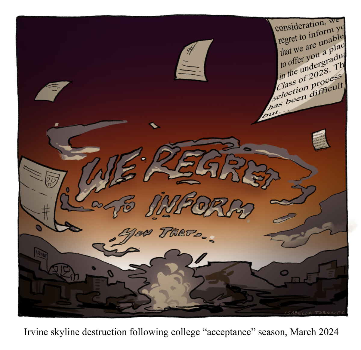 Political Cartoon: College Application Season Comes to a Close