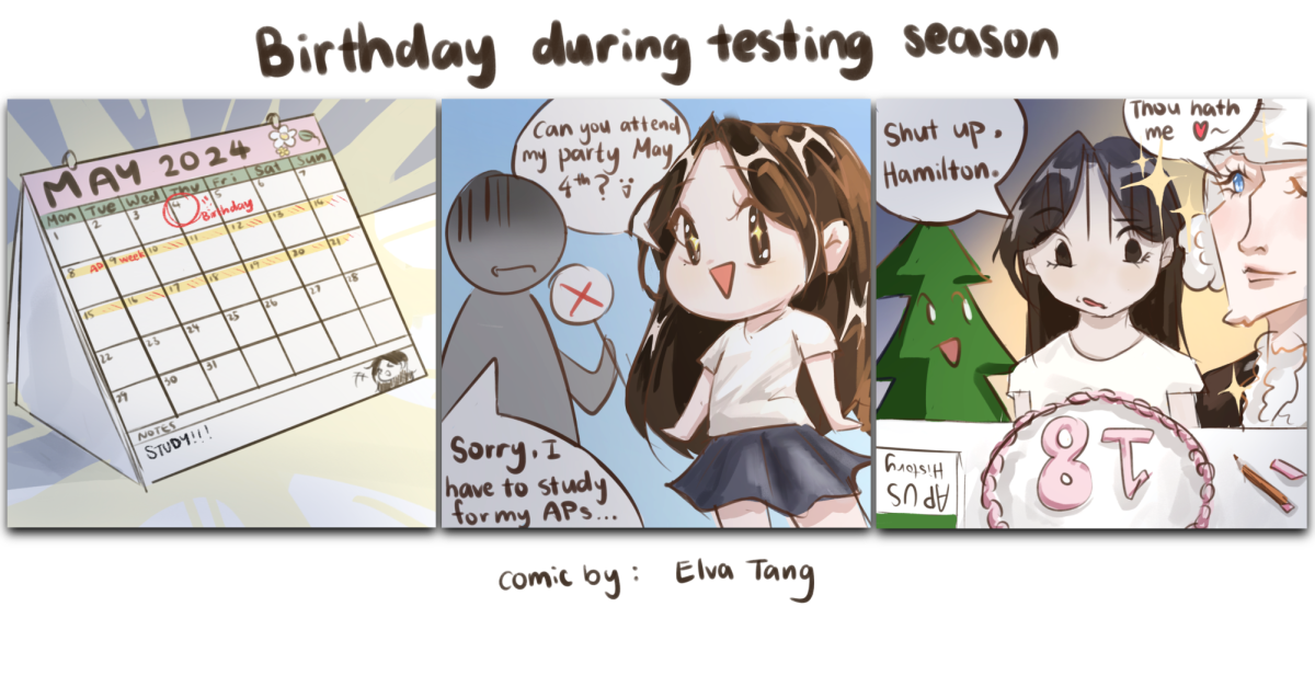 Comic: Birthdays during testing season