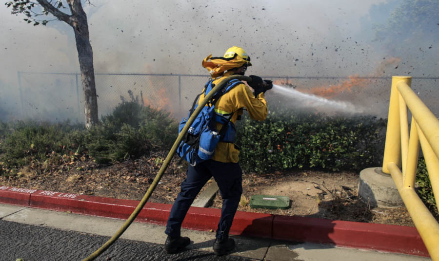 POWER OF PROPOSITIONS: Proposition 4 aims to prevent wildfires like the Silverado Fire, which burned through the edges of the Northwood campus and surrounding vegetation in 2020.