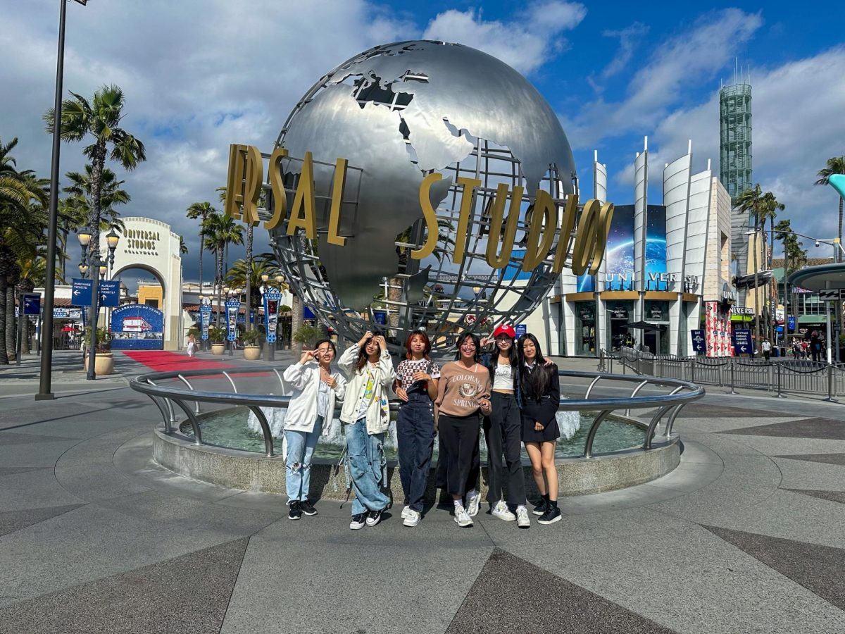 RIDING INTO GRADUATION: The Class of 2024 visited Universal Studios in May during their senior trip.