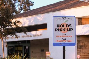 SWITCHING SYSTEMS: Heritage Park Regional Library is one of many libraries in the city that will soon join the Irvine library system.