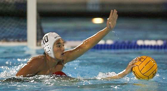 FROM POLO PRO TO PROPER PROSE: Current boys and girls water polo coach Kyle Kim-E (left) played for Northwood’s varsity team until 2010 (right) and returned in 2015 as a staff member, now working as both a coach for the team and a teacher in the humanities department