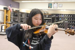  Artistic Inspiration: Sophomores Minji Choi and Victoria Park showcase their exceptional talents, bringing passion, dedication and creativity to life through music and writing.

