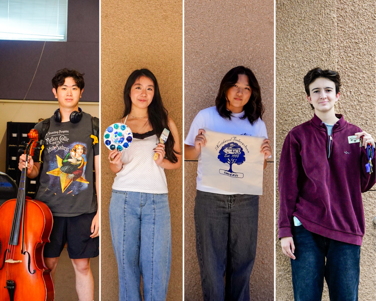 Seniors Kevin Monzon, Sierra Lin, Mia Houng and Levi Lane reflect on their experiences in Northwood’s VAPA program.