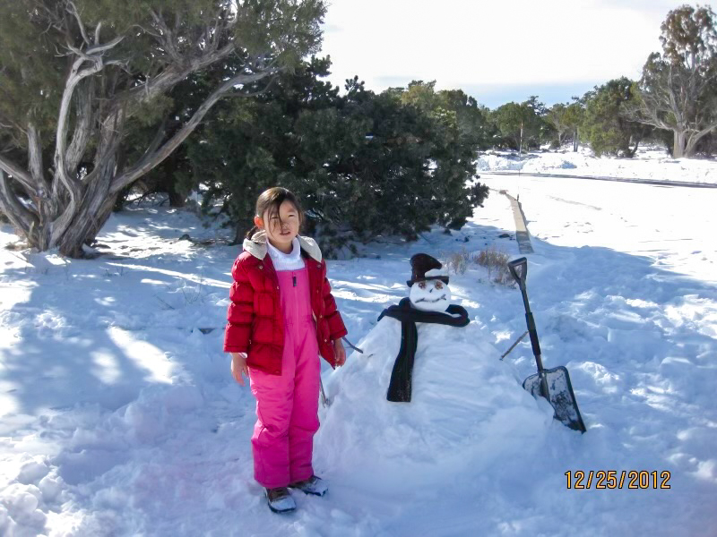 FASHION KILLER: Me and my snowman fitted up since day one.