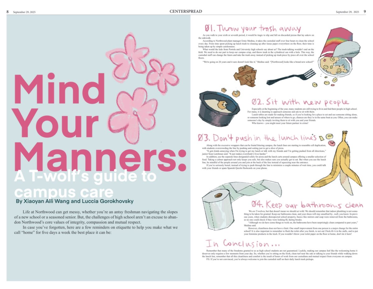 Mind your manners: A T-wolf’s guide to campus care
