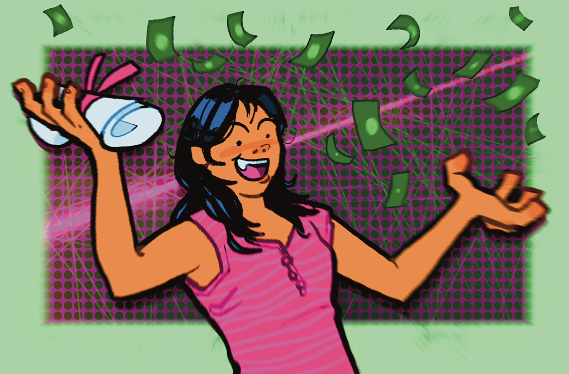 MONEY IS RAINING FROM THE SKY: Students should get a head start on ensuring their financial security by taking advantage of scholarship opportunities.