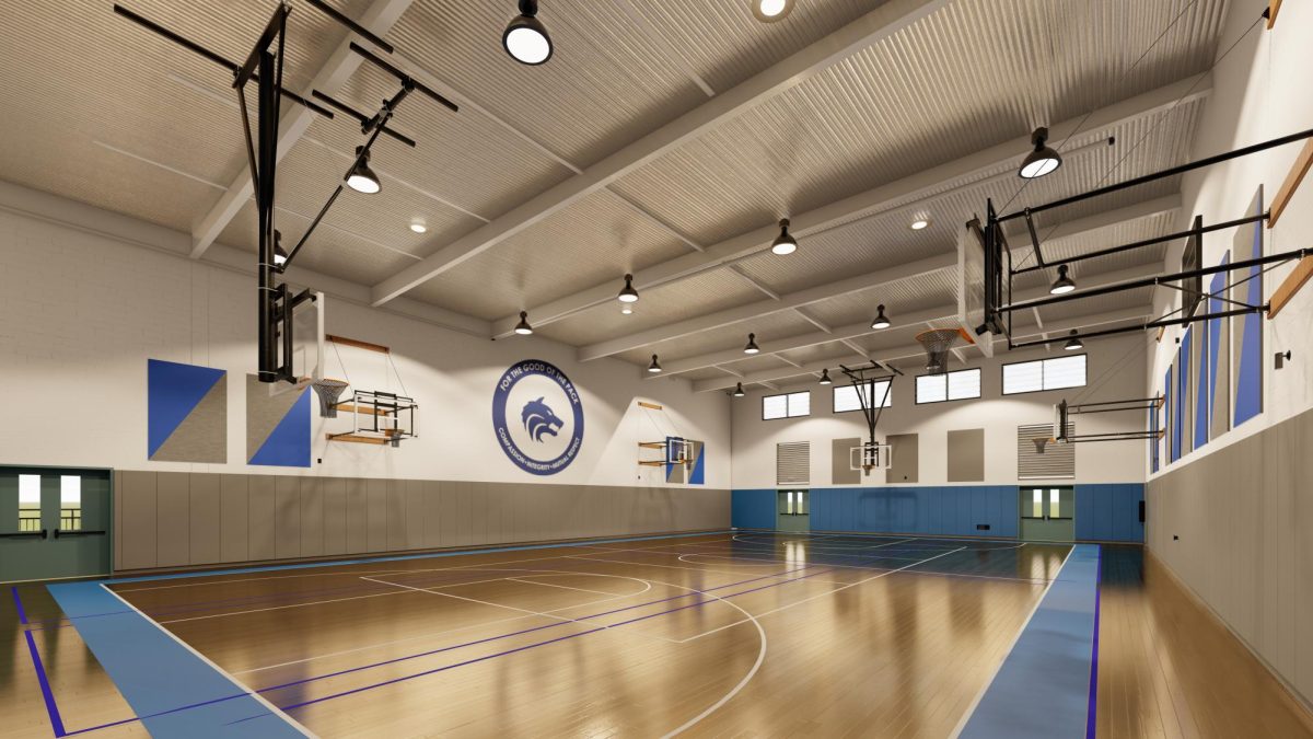 NORTHWOOD GYM SPRINGS INTO ACTION: The new gym will include a basketball court, wrestling facility and more for students to use.